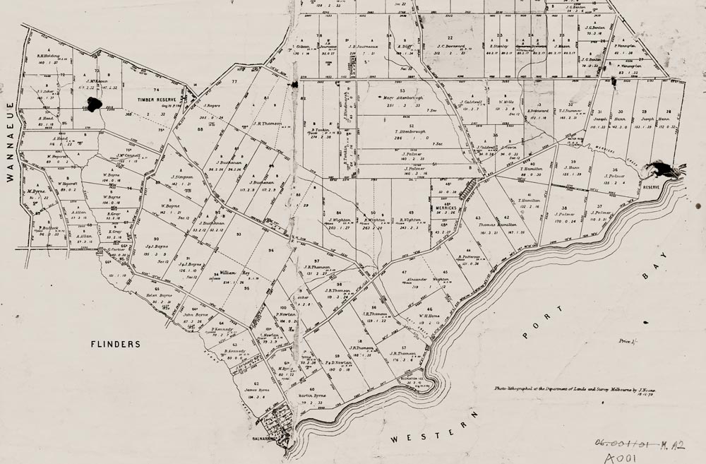 About the old Balnarring&nbsp;Map